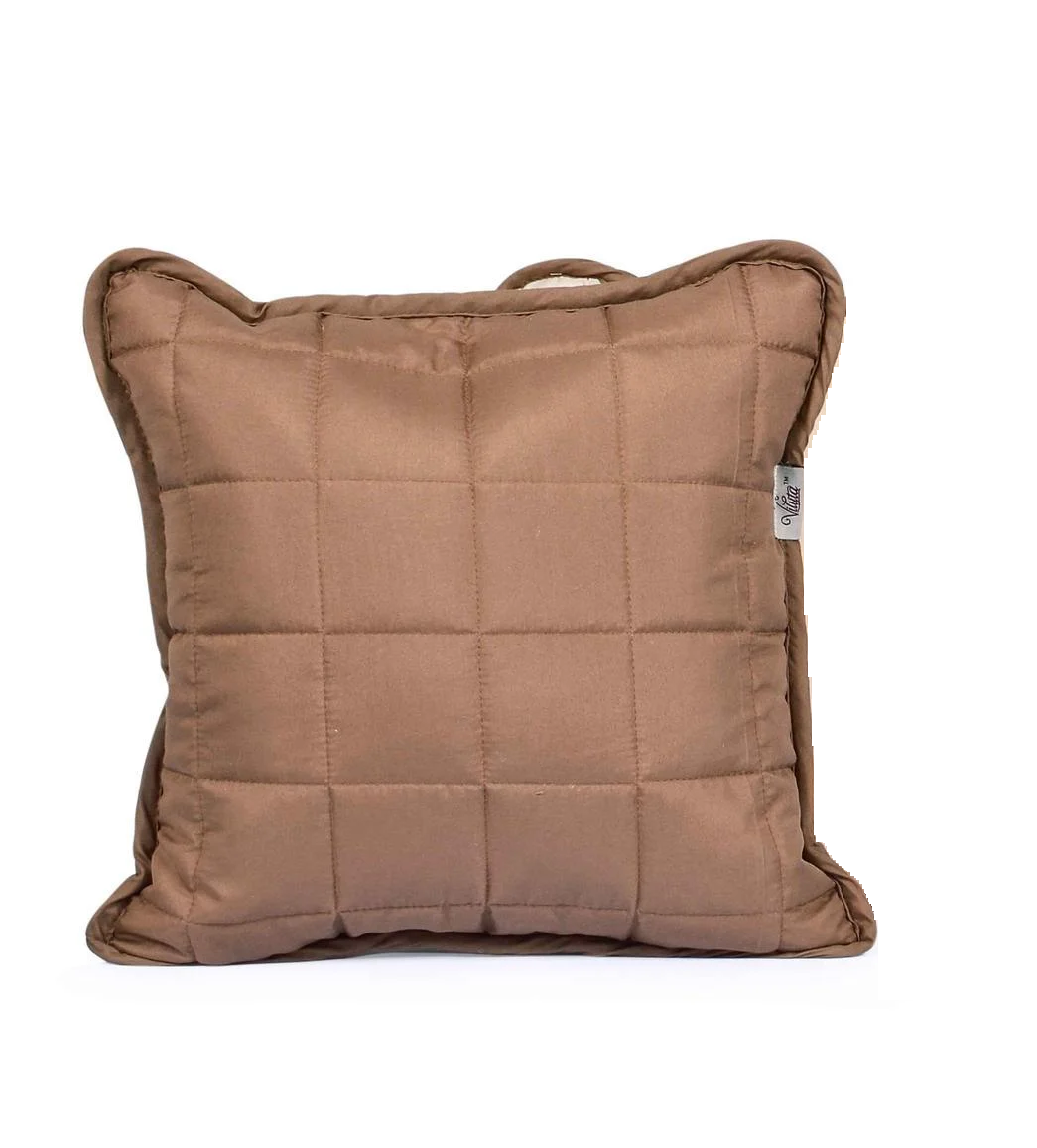 Чехол на подушку Viluta Дуэт микрофибра стеганный 50x70 см Капучино (25897971)