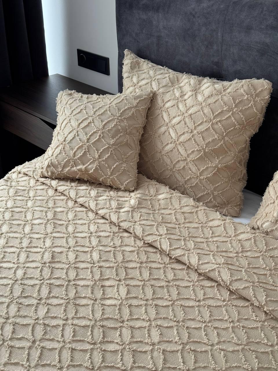 Покрывало Фрея 220x250 см Бежевый (21621-4-220x250cm) - фото 13