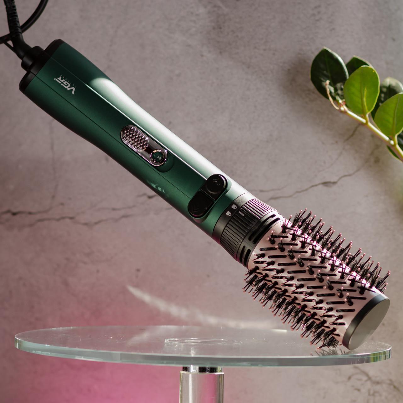 Фен-щетка VGR V-498 с вращающимися насадками и керамическим покрытием (7373) - фото 15 Фен-щетка VGR V-498 с вращающимися насадками и керамическим покрытием (7373) - фото 15