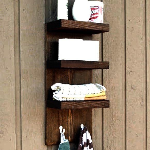 Полка для ванной из дерева Эрланген Капучино (ВНП/002009)