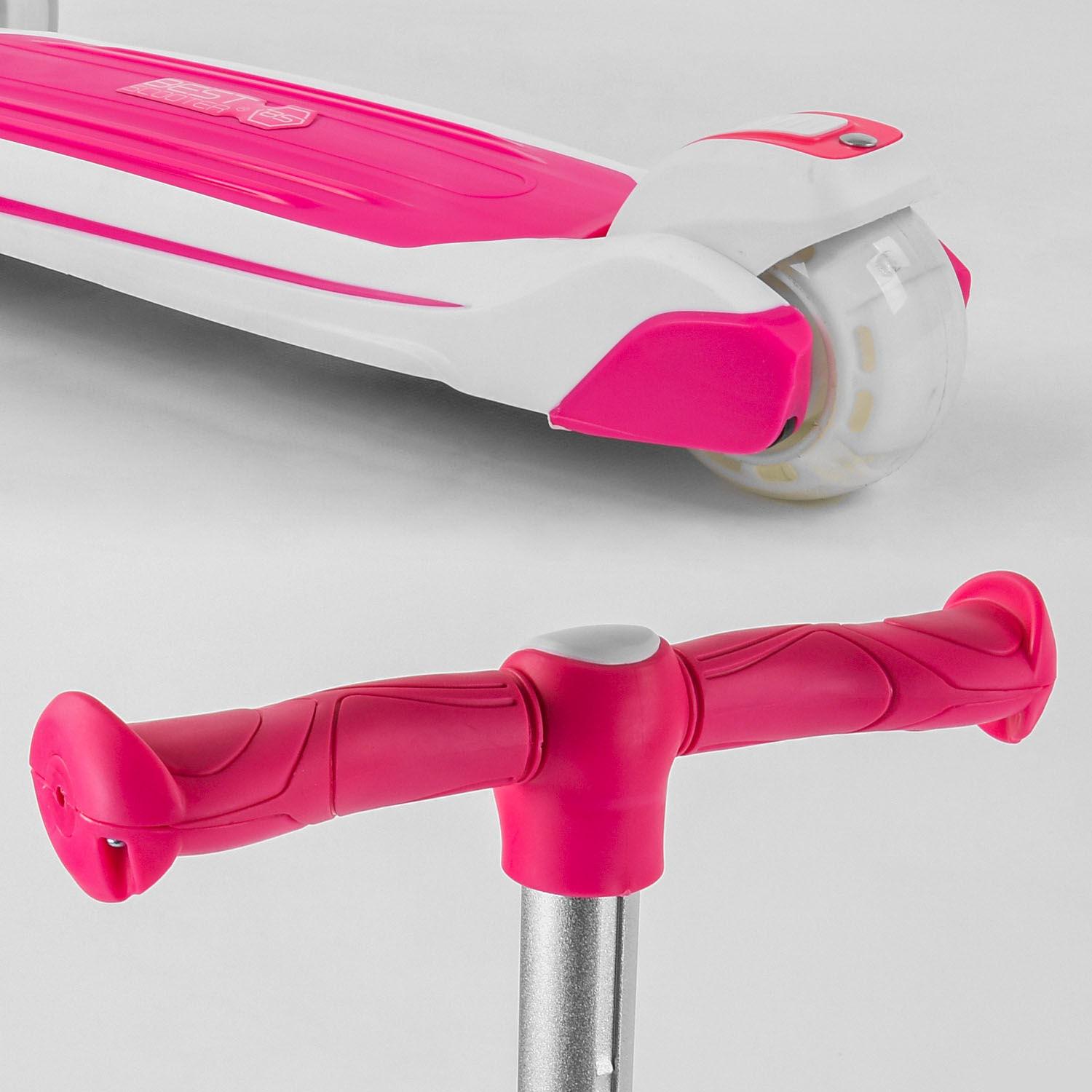 Самокат Best Scooter JS-41008 Розовый - фото 5