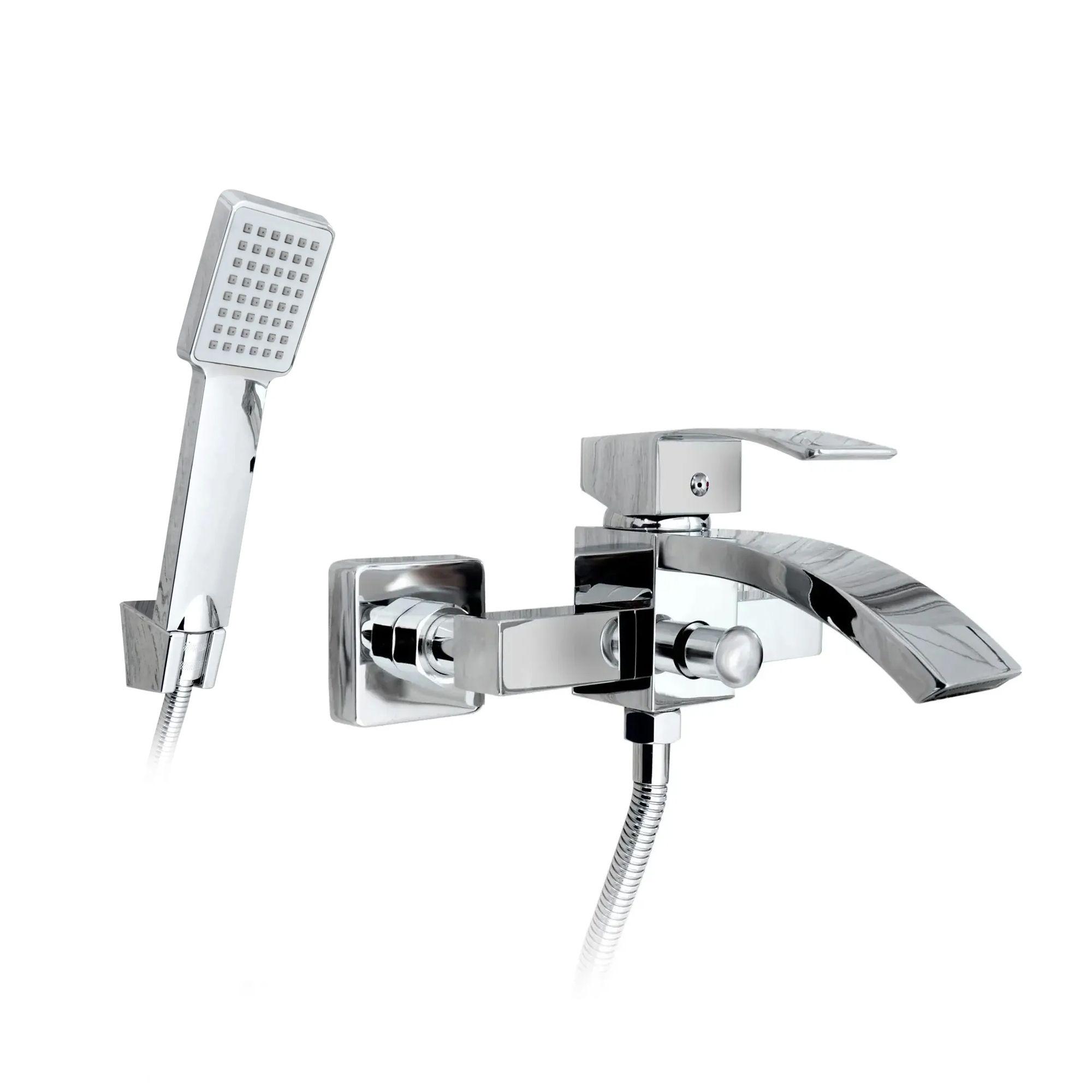 Смеситель для ванны CUBO REA ENZO REA-B0223 однорычажный Хром (133360)