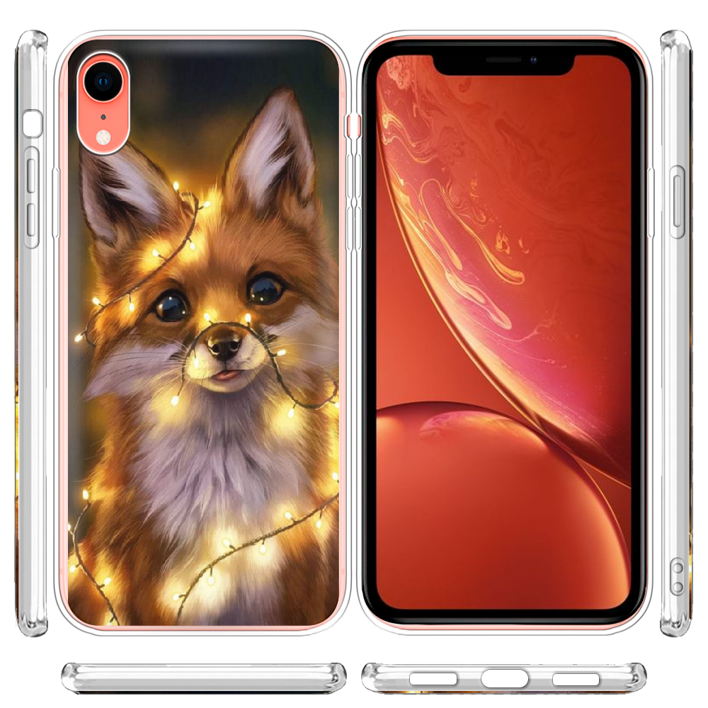 Чохол Boxface iPhone XR Різдвяна Лисичка Прозорий силікон (35417-up2399-35417) - фото 3