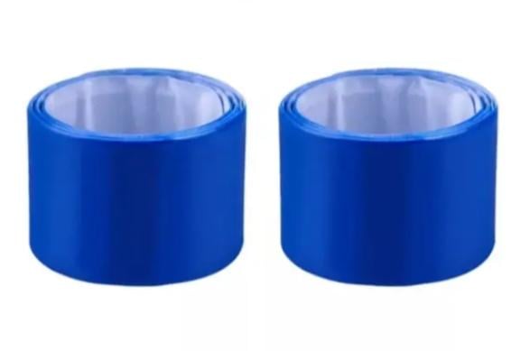 Светоотражающий браслет 2 шт. 40x3 см Синий (12048/1)