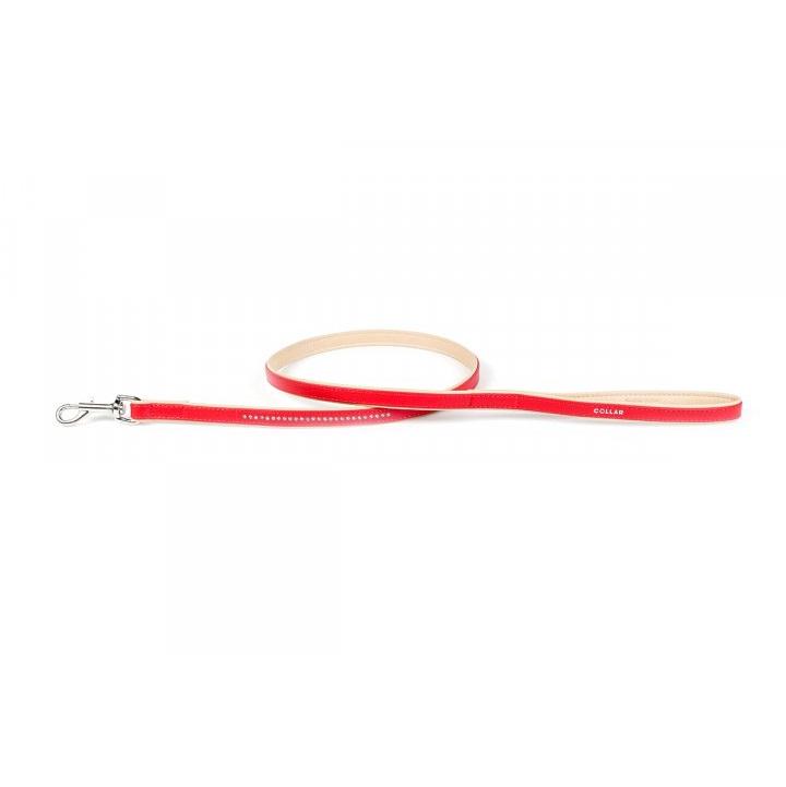 Повідець Collar Brilliance зі стразами 122 см 13 мм Червоний (38863)