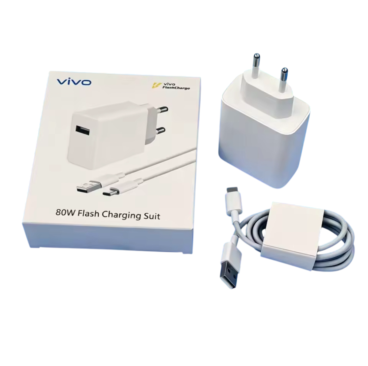 Зарядное устройство сетевое Vivo IQOO FlashCharge 80W BOX с кабелем 1 м (37711546) Зарядное устройство сетевое Vivo IQOO FlashCharge 80W BOX с кабелем 1 м (37711546)
