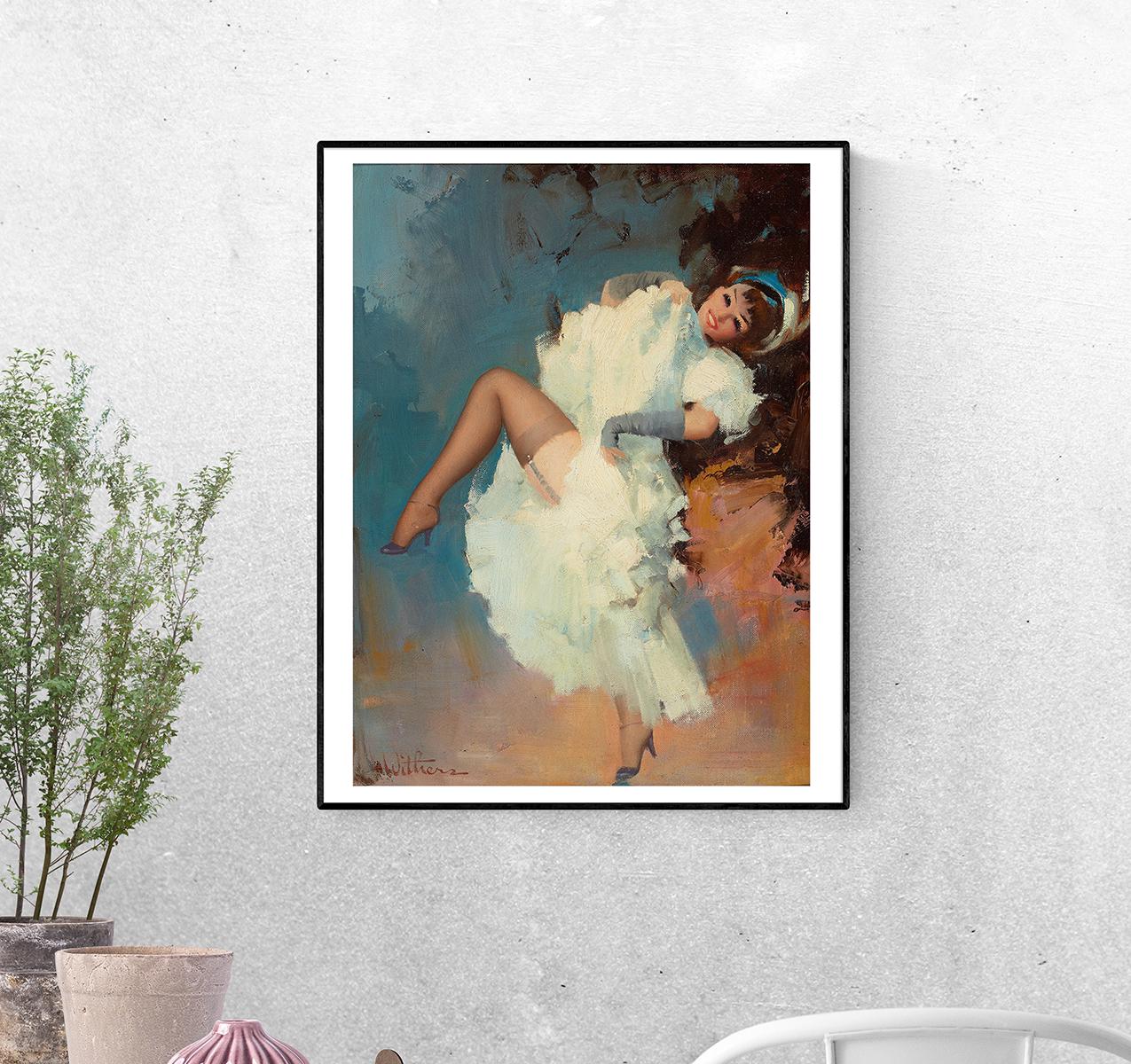 Постер Французский канкан. Тед Уизерс формат А-5 (pin_up010086_Poster)