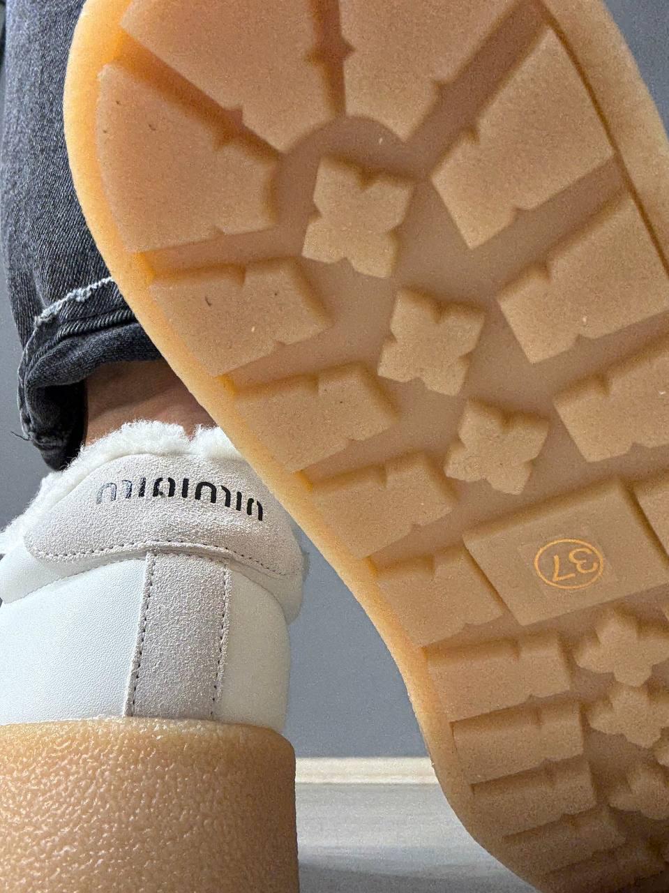 Кеды женские Hengji 632-23 утепленные кожаные с замшей на меху р. 41 Белый (5385) - фото 4 Кеды женские Hengji 632-23 утепленные кожаные с замшей на меху р. 41 Белый (5385) - фото 4