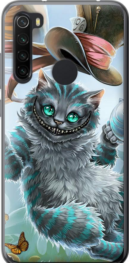Чехол на Xiaomi Redmi Note 8 Чеширский кот 2 (3993t-1787-42517)