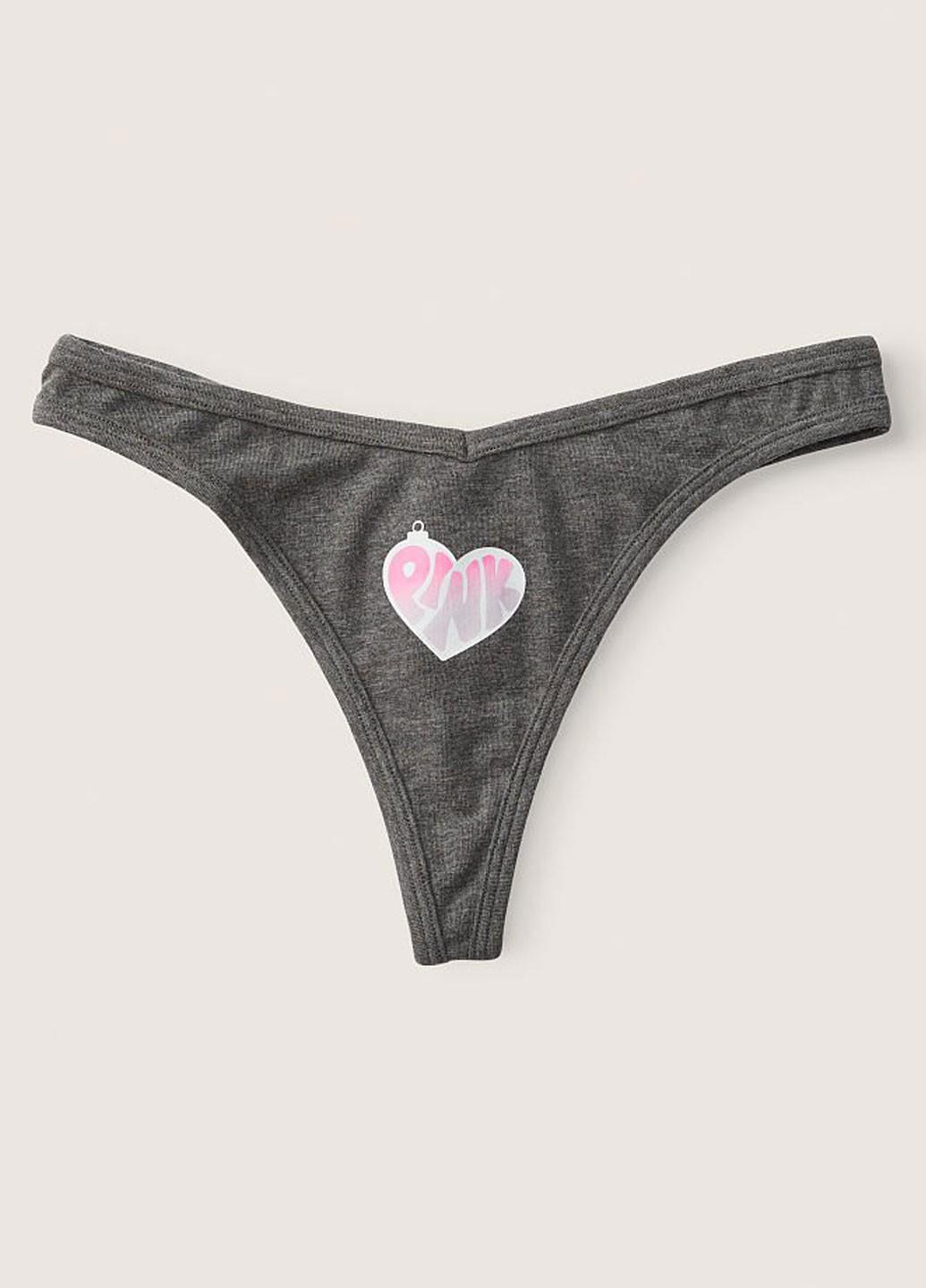 Женские трусы Victoria's Secret 3560000398870QJSS S Серый (56944847)