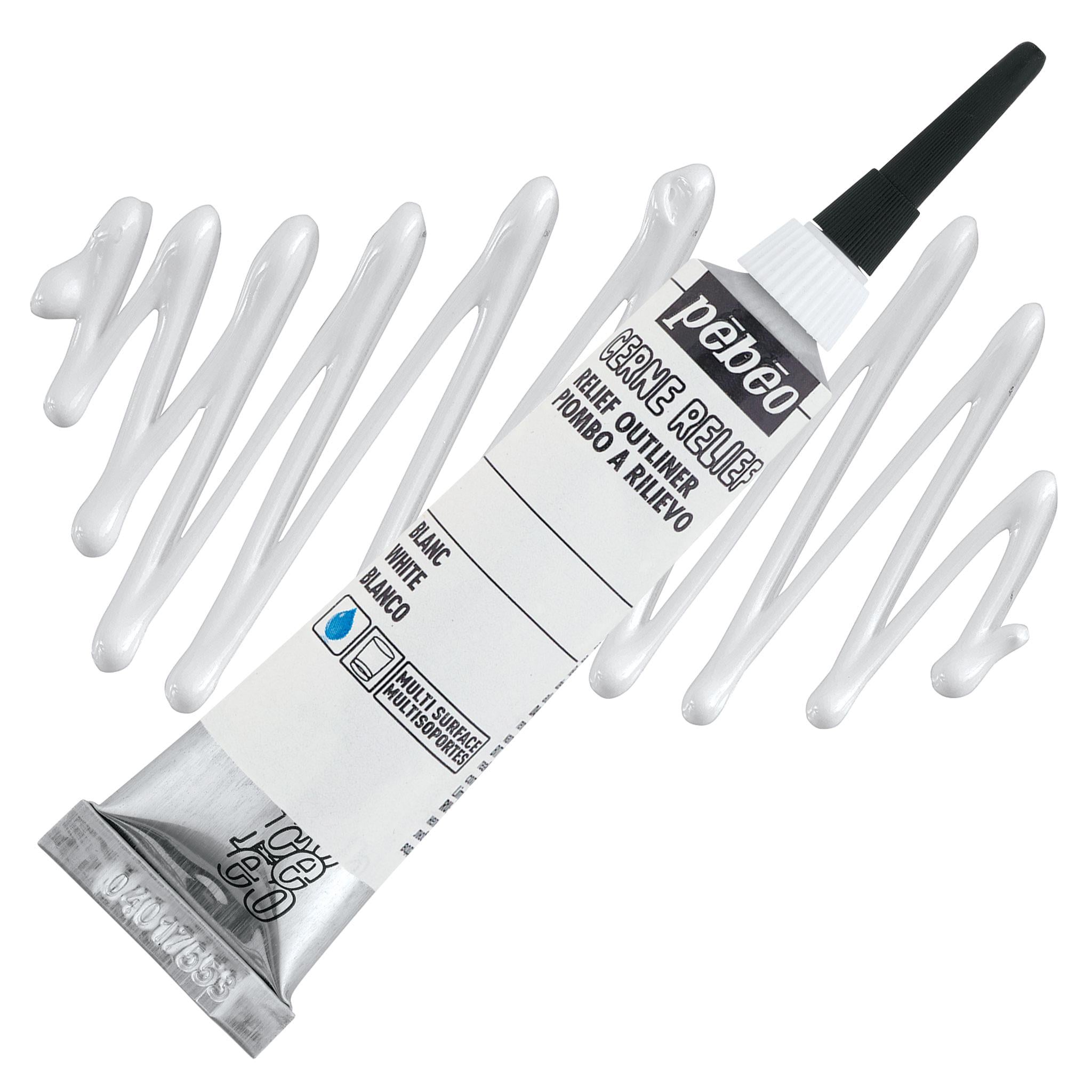 Контур по склу Pebeo Cerne Relief Vitrail, 20 мл., Білий, (P-778000)