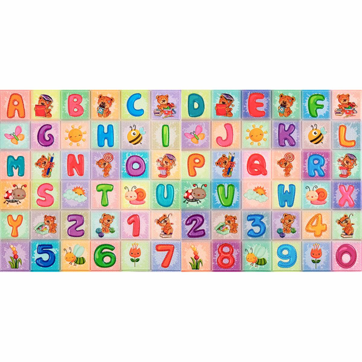 3D-панель стеновая Sticker Wall SW-00002352 Алфавит 700х1400х4 мм 2 шт. (991944052)