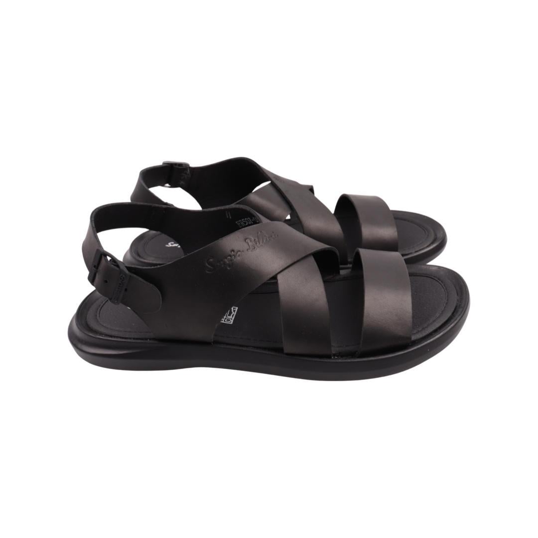 Сандали мужские Sergio Billini из кожи р. 44 Черный (27-22LBC)