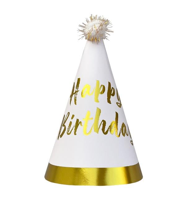 Колпачки бумажные Birthday 1 шт. (12344856)