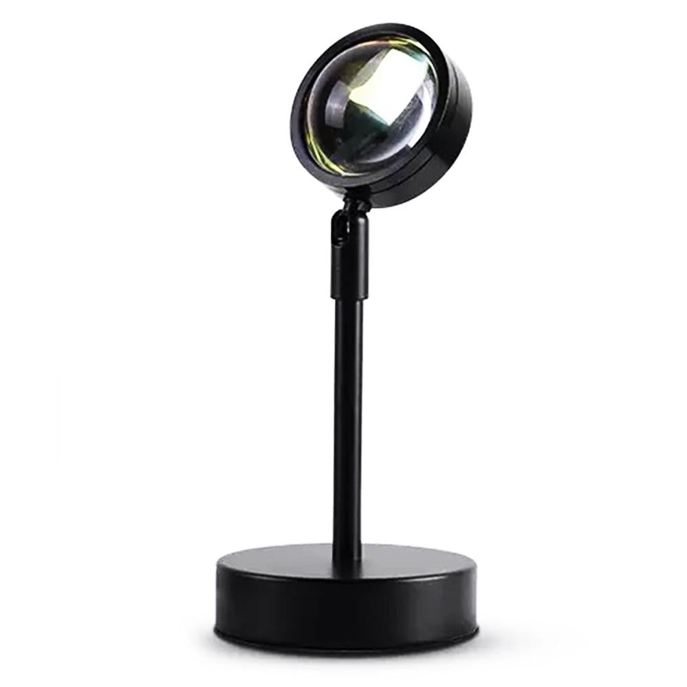 Проекционный светильник радужный закат Sunset Lamp USB для фото металлический (120.612)