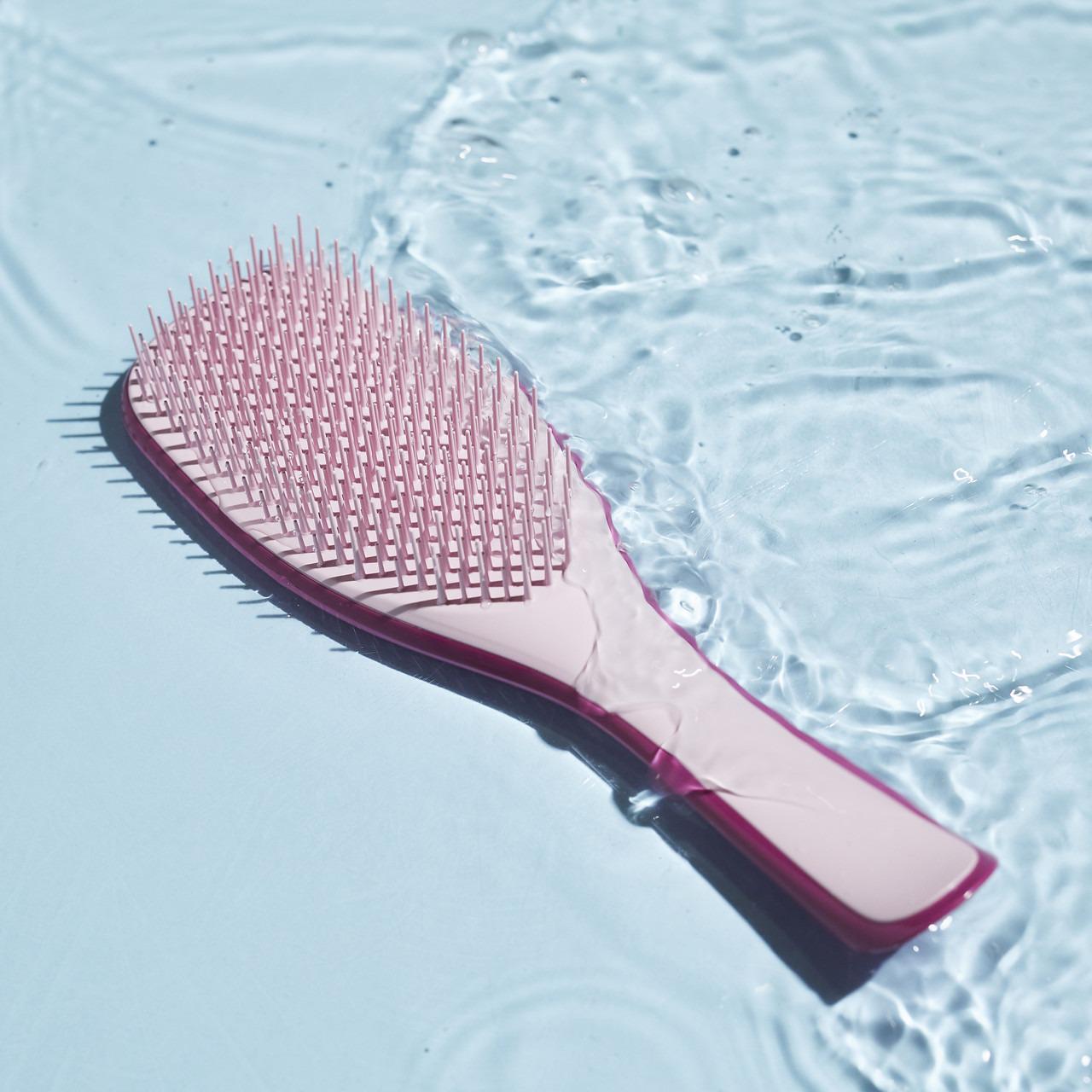 Расческа для волос Tangle Teezer The Wet Detangler Розовый/Малиновый (10979292) - фото 4