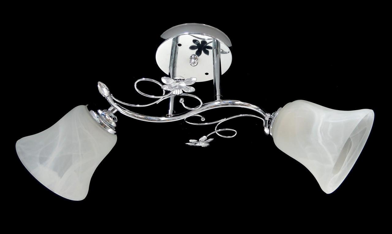 Люстра Svlight потолочная классическая двухламповая 9608/2B Хром (1506675017)