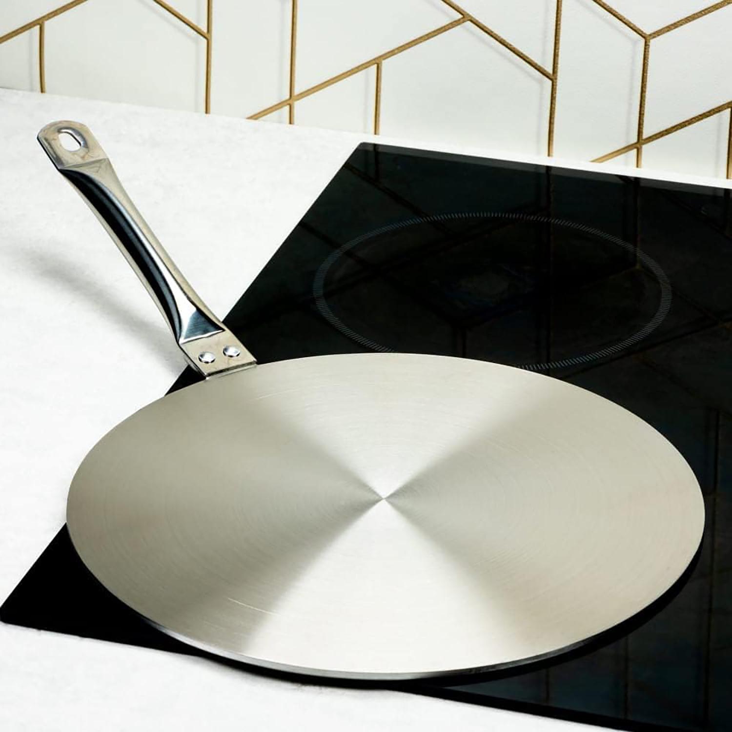 Адаптер-перехідник Kamille для індукційної плити панелі з нержавіючої сталі Ø 19 см (86861) - фото 3