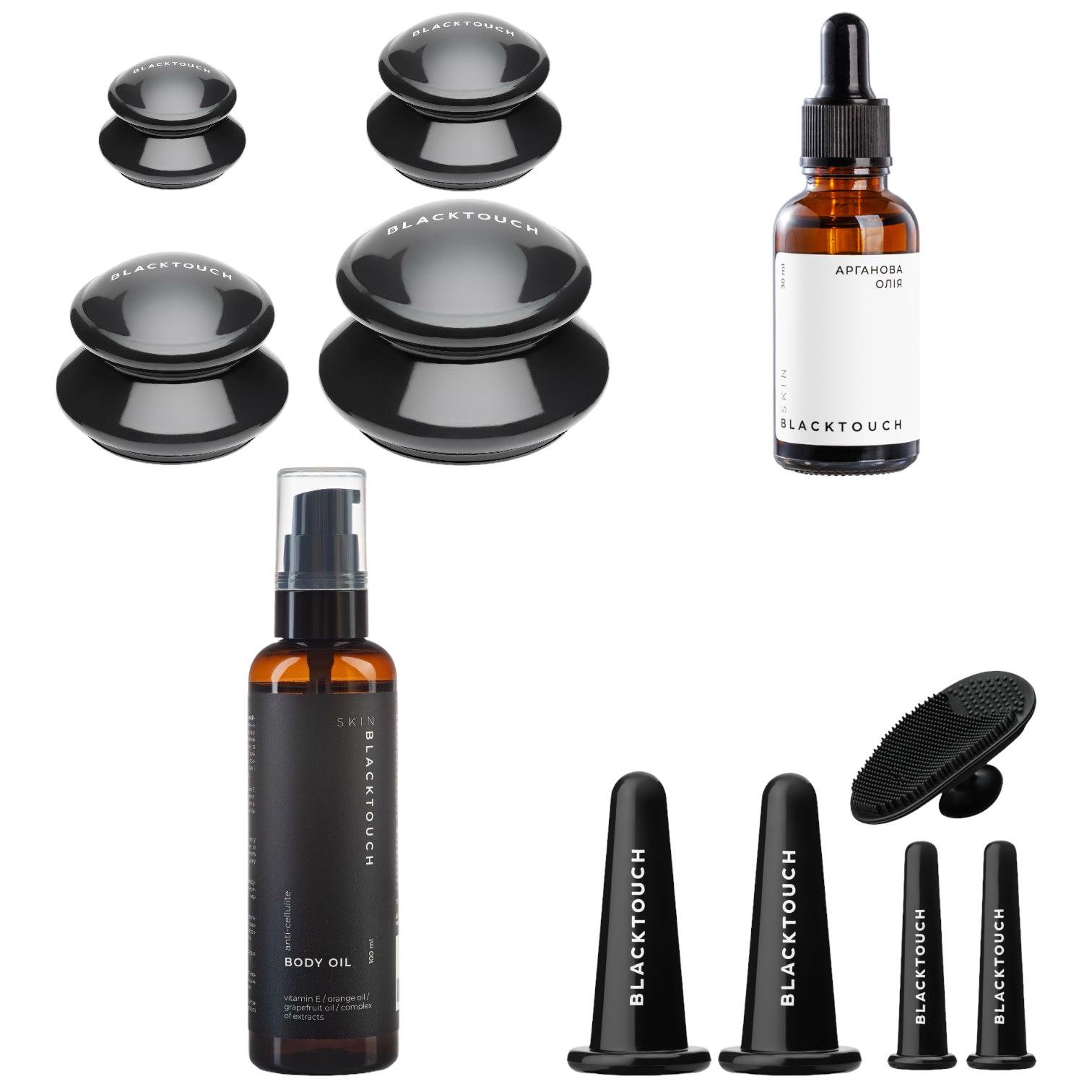 Комплекс баночки вакуумні 9 шт./косметична олія 2 шт. (9005)