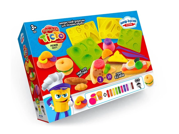 Тісто для ліплення Danko Toys MASTER-DO Шеф-кухар. Траторія (TDM-17-04U)