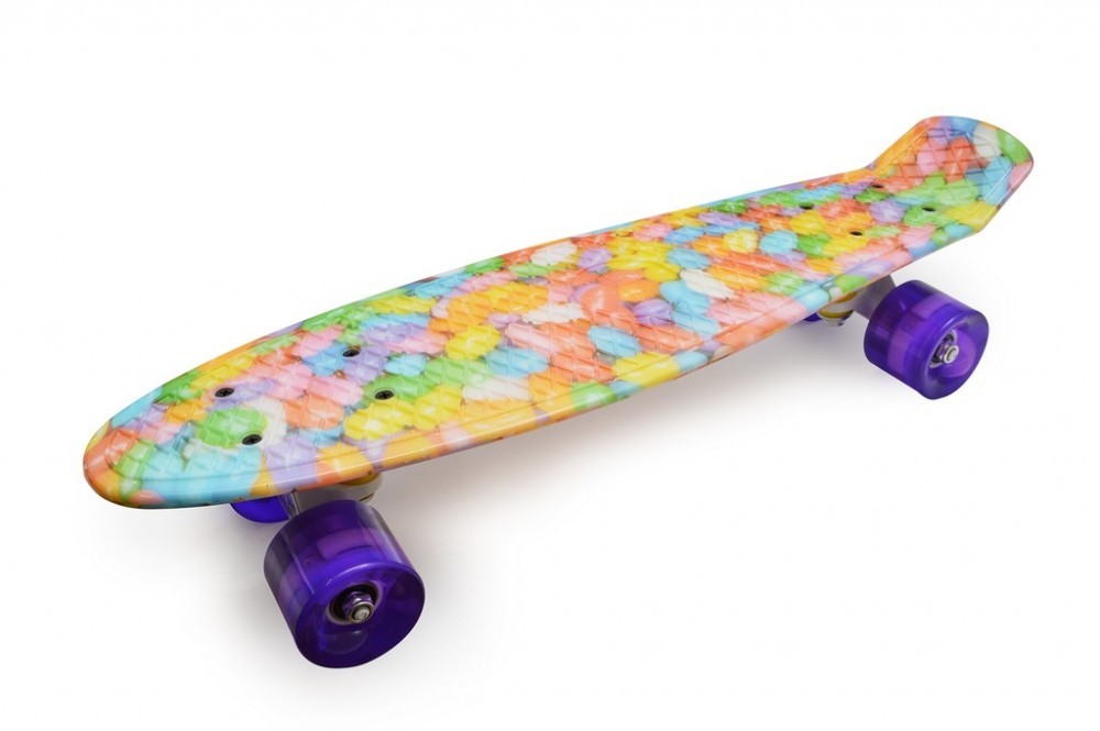 Пенниборд Penny Style 22" светящиеся колеса Candy (2T2034)
