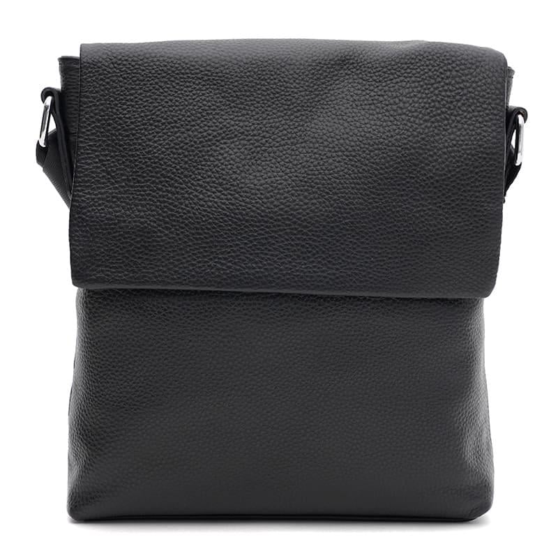 Сумка чоловіча шкіряна Borsa Leather K13658bl Black