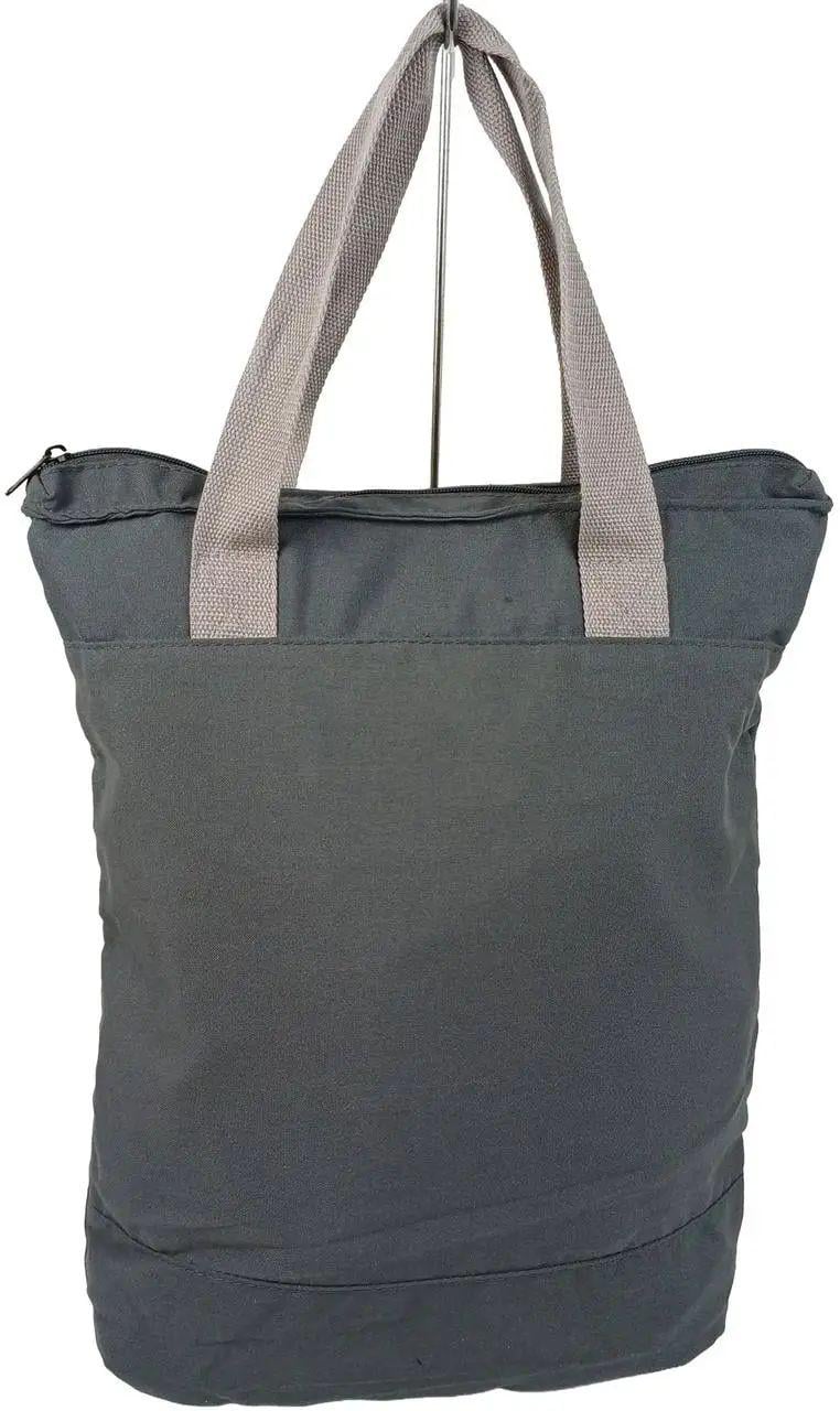 Велосумка на багажник з дощовиком Bikemate для покупок 17 л Сірий (4061459851663)