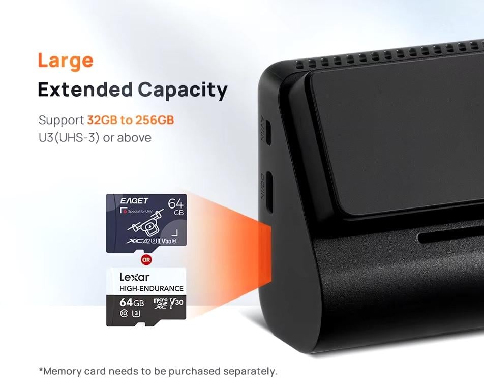 Видеорегистратор 70mai Dash Cam A810 4K (25042899) - фото 6 Видеорегистратор 70mai Dash Cam A810 4K (25042899) - фото 6