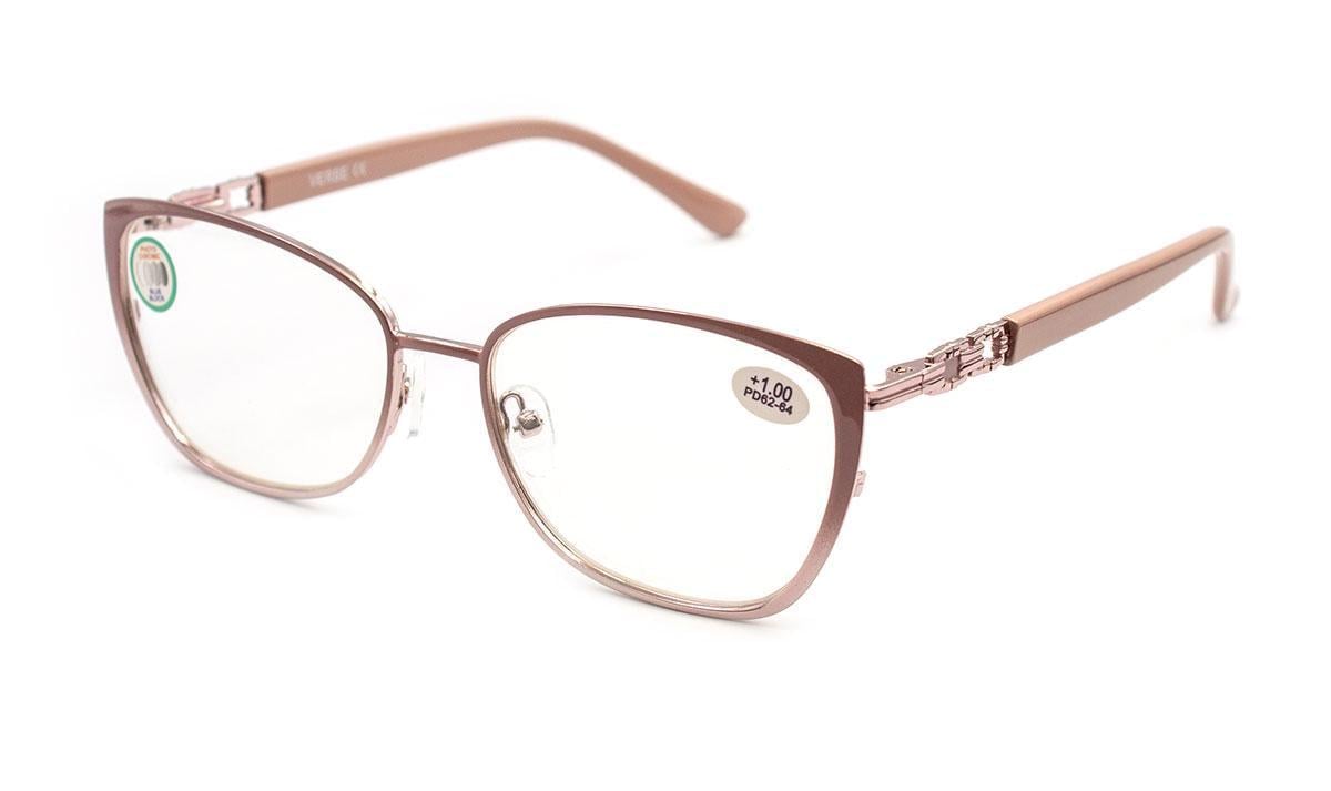 Окуляри для зору в металевій оправі Verse 25006-C3 ФХС Blue Blocker -3,00 (392491316)