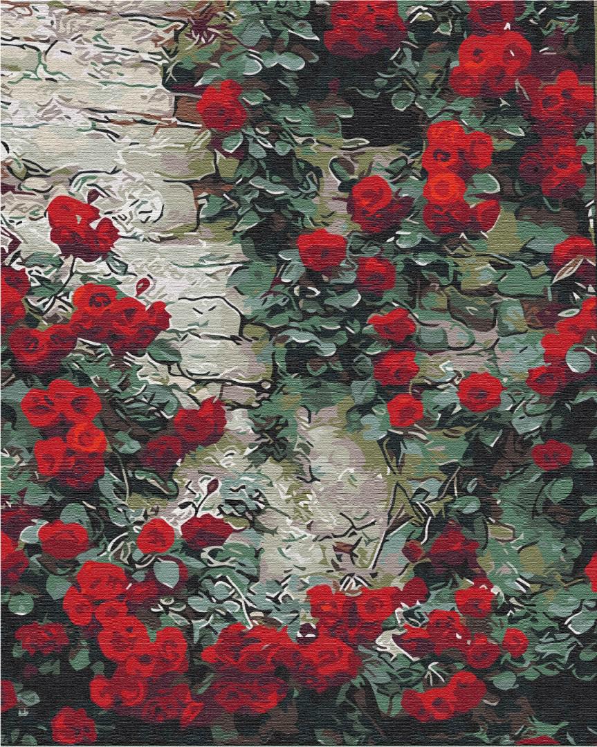 Картина по номерам Brushme Цветы у дома 40x50 см (BS51406)