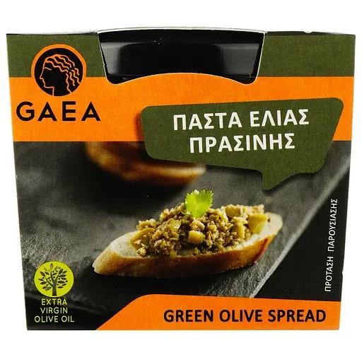 Паштет Gaea Green Olive Spread из зеленых оливок 100 г
