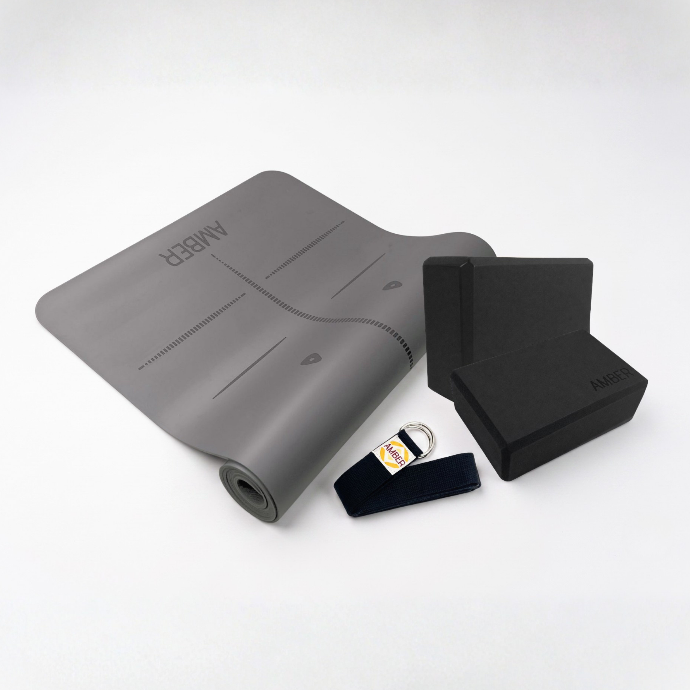 Набор для йоги Amber Ganesh Cool Grey (set-arGcg) Набор для йоги Amber Ganesh Cool Grey (set-arGcg)