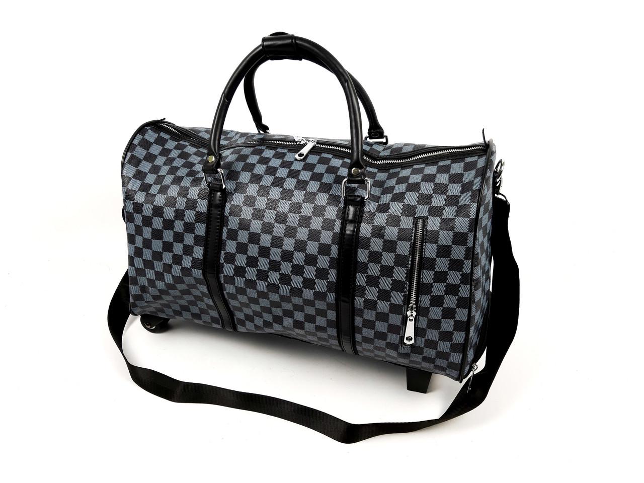 Сумка-валіза на колесах із ременем Sky Travel 50х20х34 см 53 л Синій (669-7) - фото 6 Сумка-валіза на колесах із ременем Sky Travel 50х20х34 см 53 л Синій (669-7) - фото 6