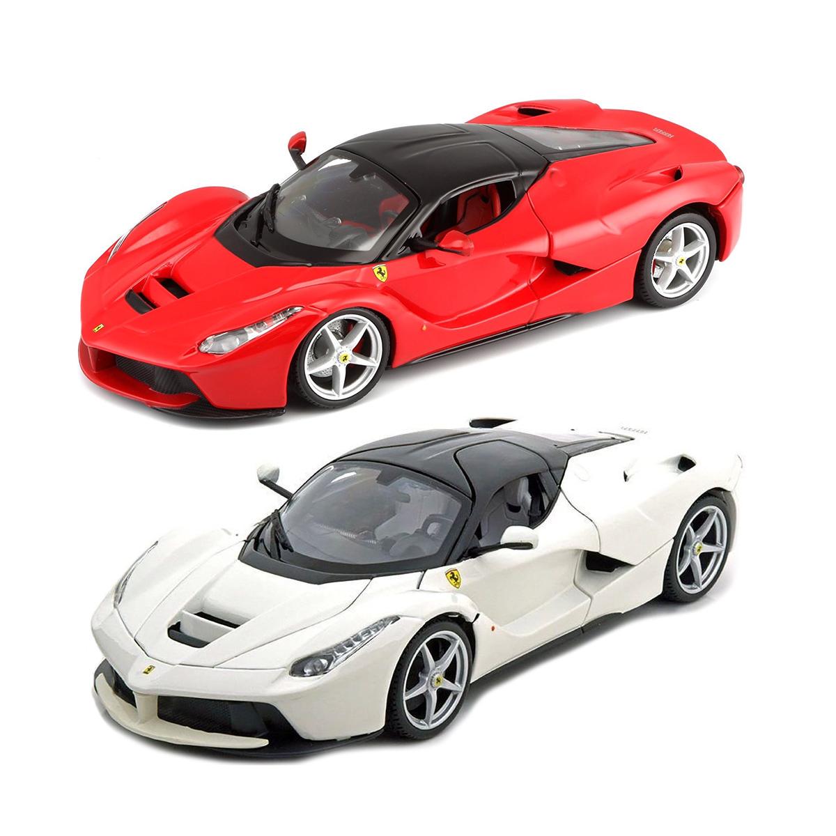 Автомодель игрушечная детская LAFERRARI Красно-белый 1:24