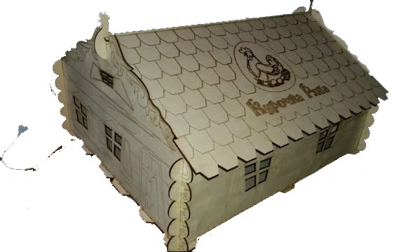 Ясли Курочка Ряба деревянные