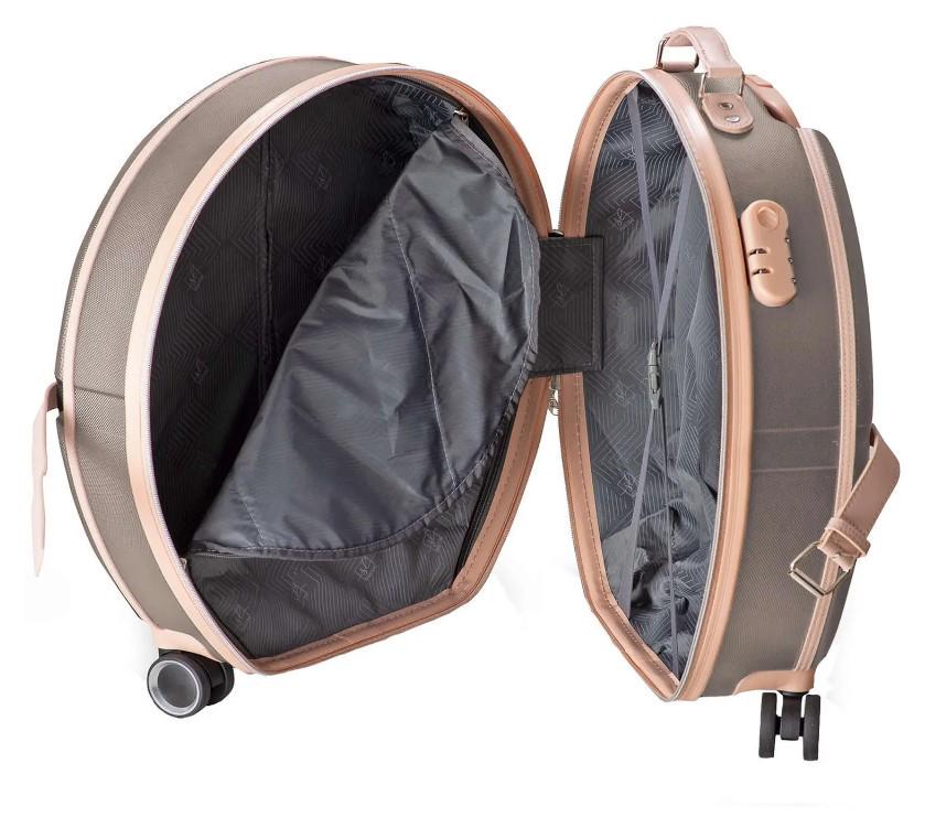 Валіза SEMI LINE T5673-3 24" M Brown/Pink Cream (52954) - фото 9 Валіза SEMI LINE T5673-3 24" M Brown/Pink Cream (52954) - фото 9