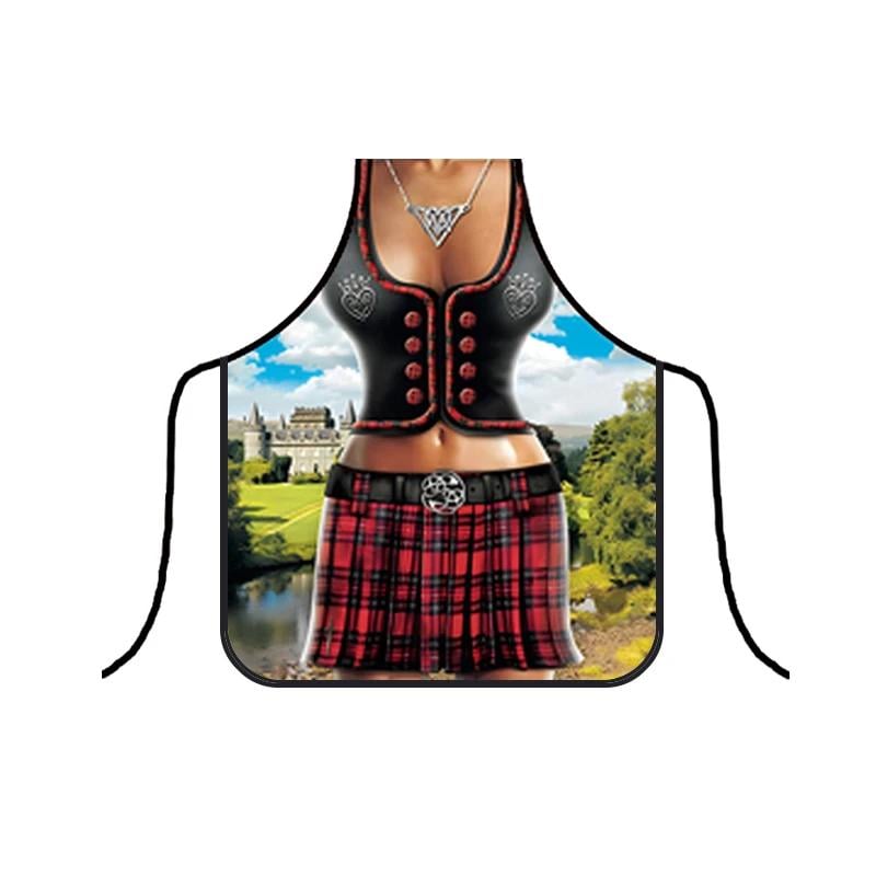 Фартук с приколом для женщин 73х57 см Разноцветный (50088)