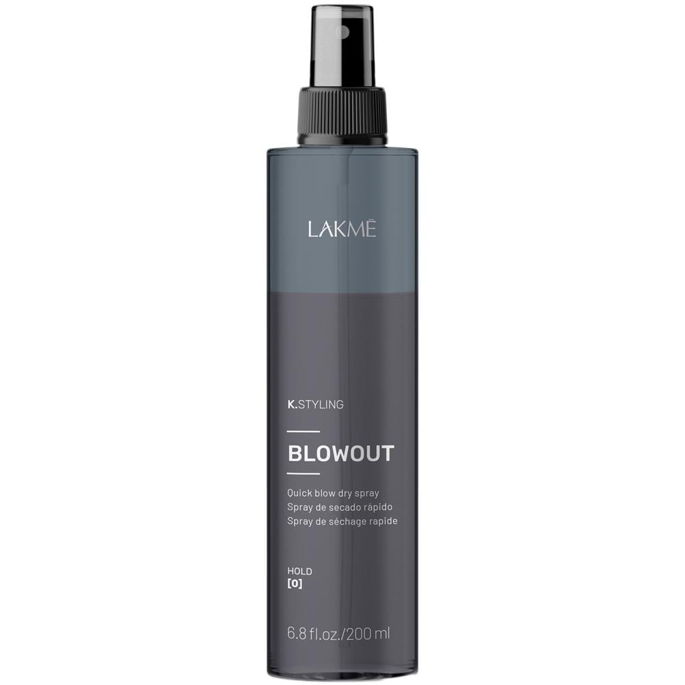 Спрей-ускоритель сушки волос Lakme K.Styling Blowout Quick Blow Dry Spray двухфазный 200 мл (46942)