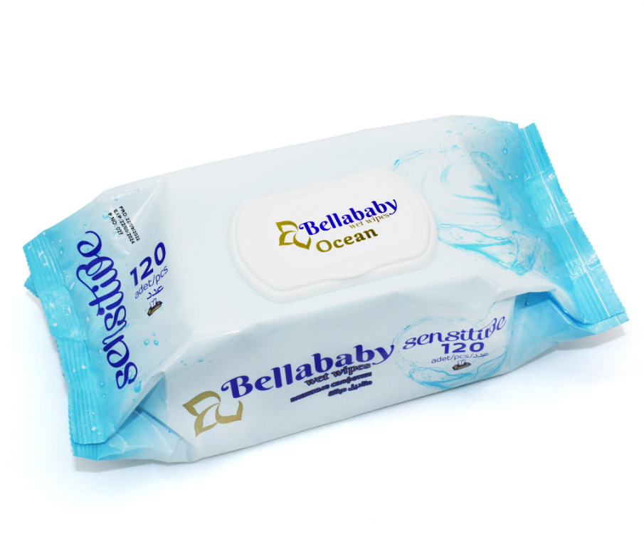 Салфетки влажные Bellababy Океан с клапаном 120 шт. (26453156)