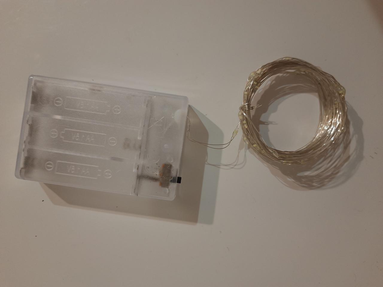 Гірлянда світлодіодна новорічна Роса 50 LED на батарейках 5 м Білий (150-41-Роса 1977-03) - фото 3 Гірлянда світлодіодна новорічна Роса 50 LED на батарейках 5 м Білий (150-41-Роса 1977-03) - фото 3