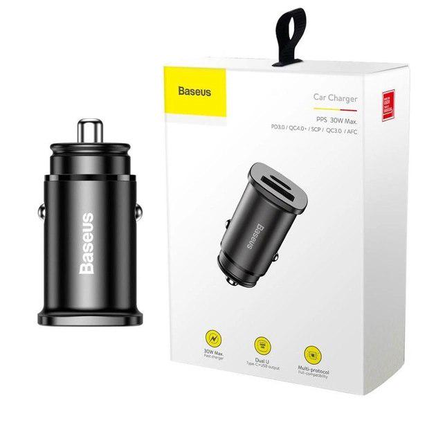Зарядное устройство для телефона в автомобиль Baseus PPS Car Charger 30W PD3.0 QC4.0+ Black (CCALL-AS01) - фото 8 Зарядное устройство для телефона в автомобиль Baseus PPS Car Charger 30W PD3.0 QC4.0+ Black (CCALL-AS01) - фото 8