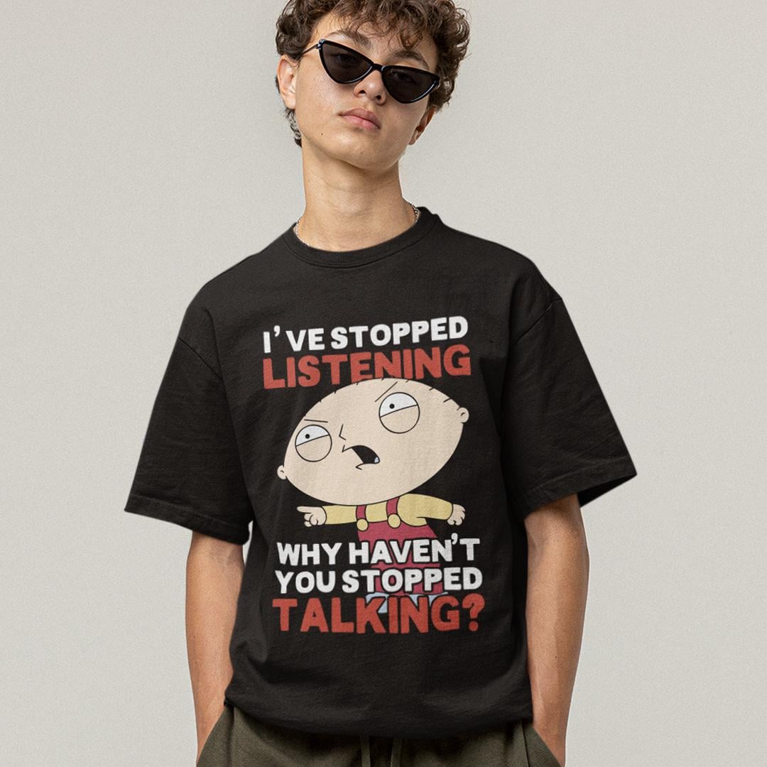 Футболка унисекс Family Guy Ive Stopped Listening 2XL Черный (00000009902)
