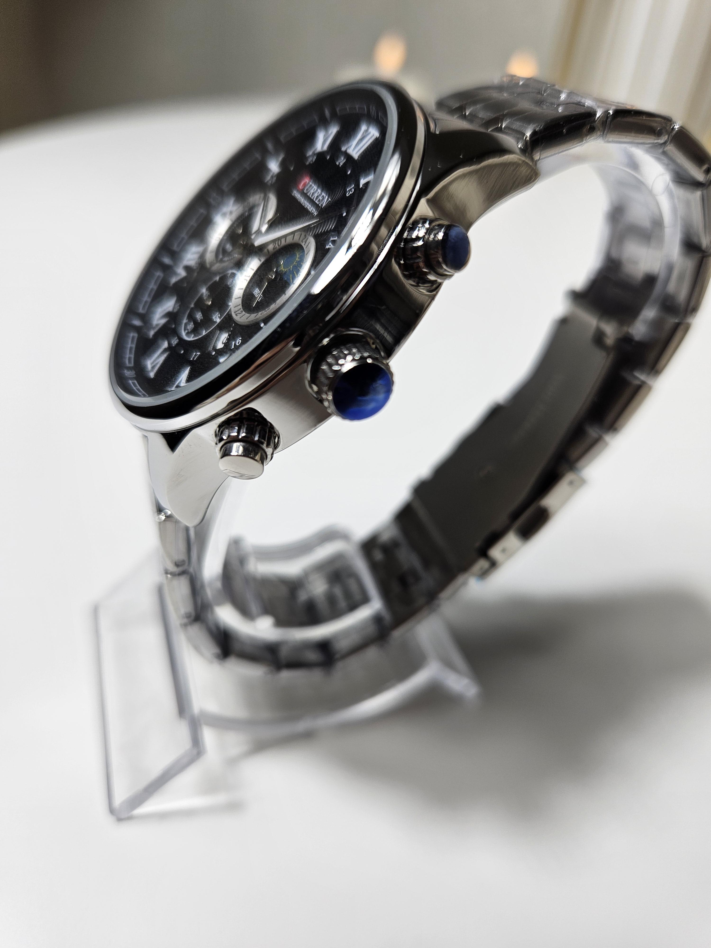 Наручний годинник чоловічий Сurren 8427 Silver/Black (1118) - фото 5 Наручний годинник чоловічий Сurren 8427 Silver/Black (1118) - фото 5