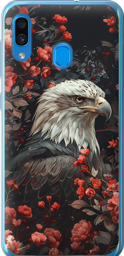 Чехол на Samsung Galaxy A20 2019 A205F Цветочный страж (6102u-1761-42517)
