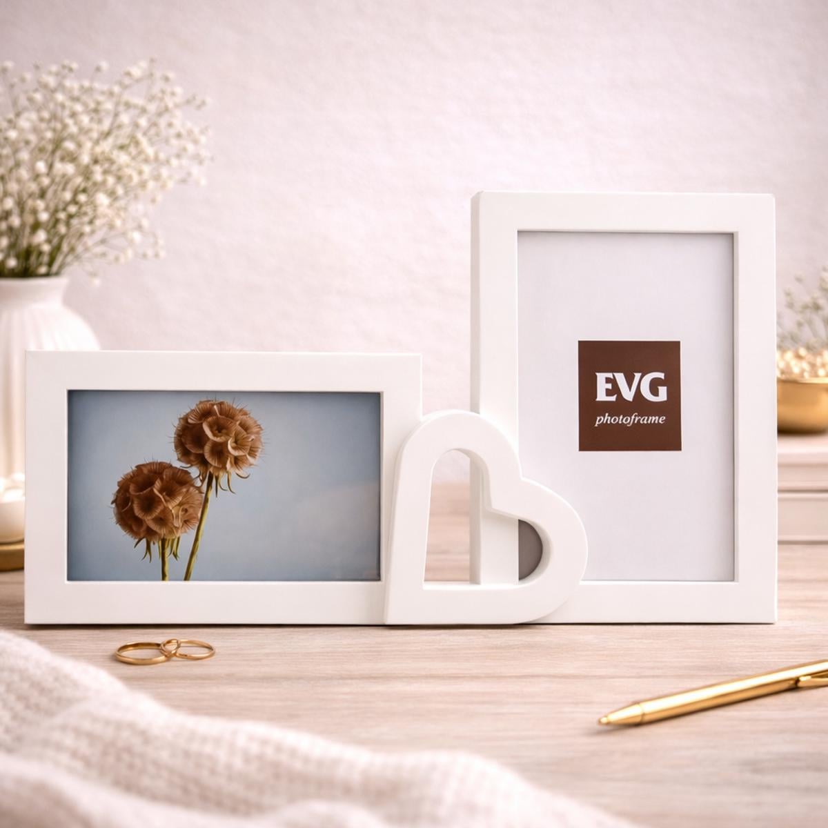 Мультирамка на 2 фото EVG INNO ZB-2-2137 Heart
