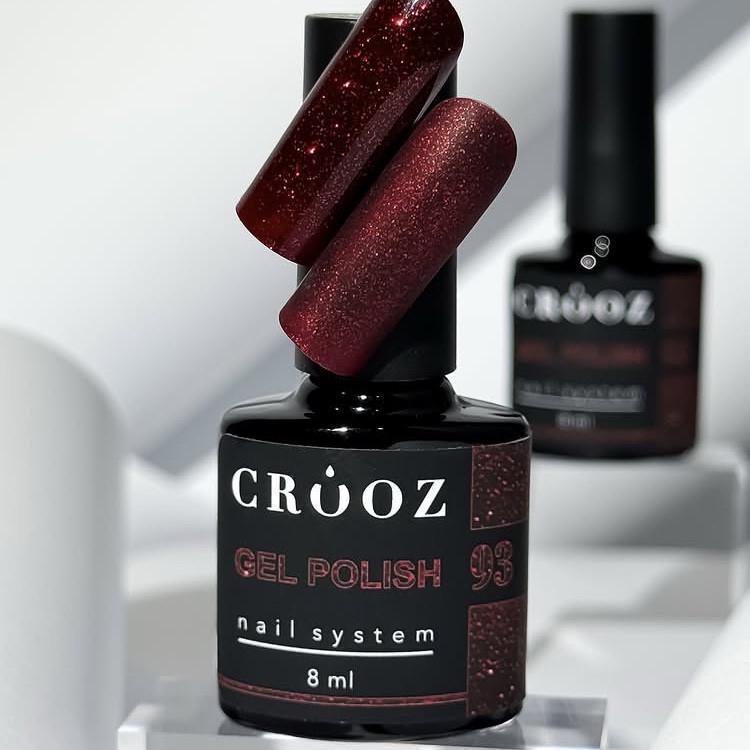 Гель-лак із шиммером Crooz Gem Power №93 8 мл