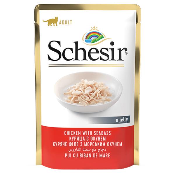 Консерва Schesir Chicken Seabass 85 г