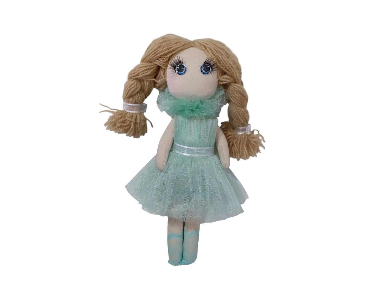 Кукла подарок русая 32 см Мятный (1861073746)