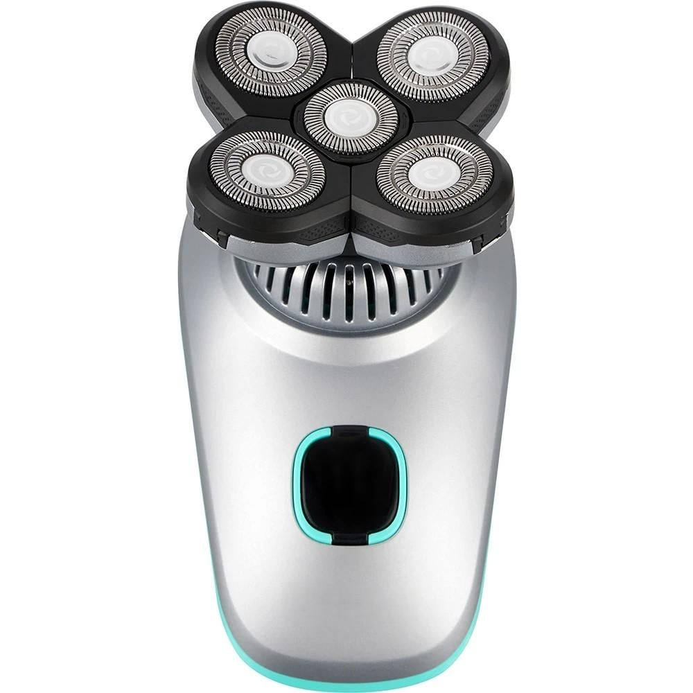 Электробритва мужская RHC240-5D HeadPlus 5D роторная с плавучей системой бритья Серый (GR-06265)