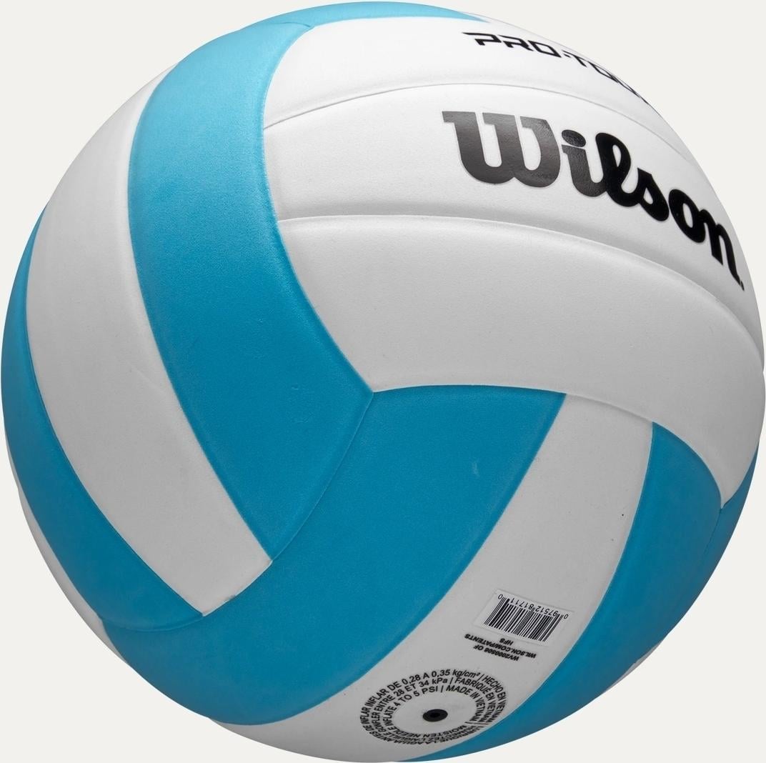 Волейбольний м'яч Wilson PRO TOUR VB р. 5 Біло-блакитний (WV2000506XBOF) - фото 6